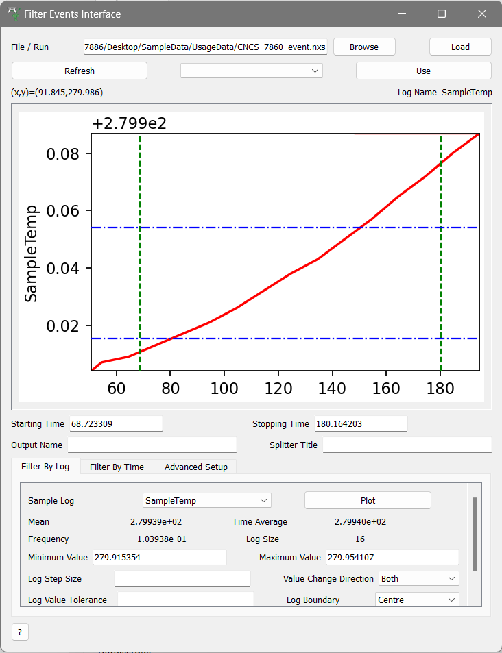 FilterEvents Interface
