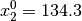 x^0_2 = 134.3
