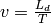 v = \frac{L_d}{T}