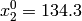x^0_2 = 134.3