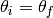 \theta_i = \theta_f