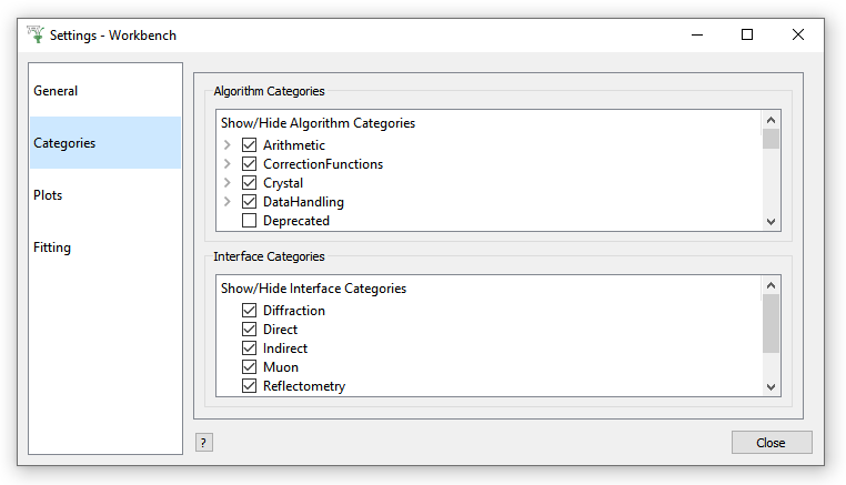 SettingsCategories