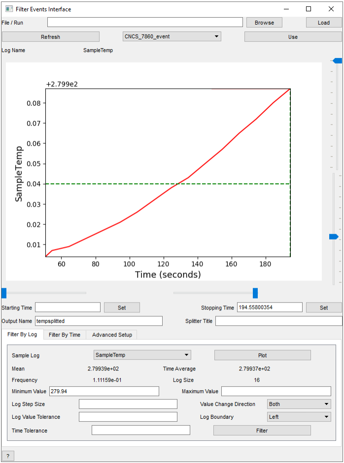 FilterEvents Interface